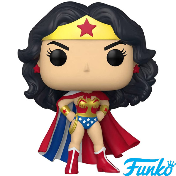Funko POP #433 DC Wonder Woman 80th Anniversary Woman Classic with Cape Figure.